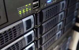 servers in a server rack